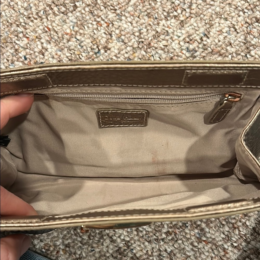 Cole Haan Metallic Gold Clutch - Picture 4 of 4